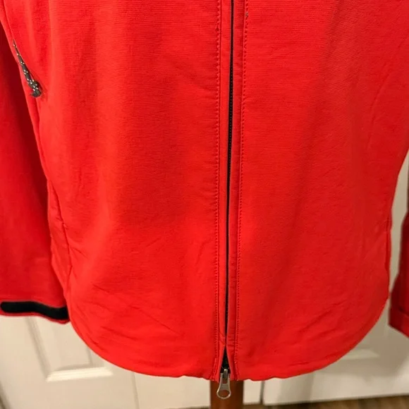 MOUNTAIN HARDWEAR Womens Orange/Red Soft Shell Stretch Lightweight Jacket Sz  L - Picture 4 of 10